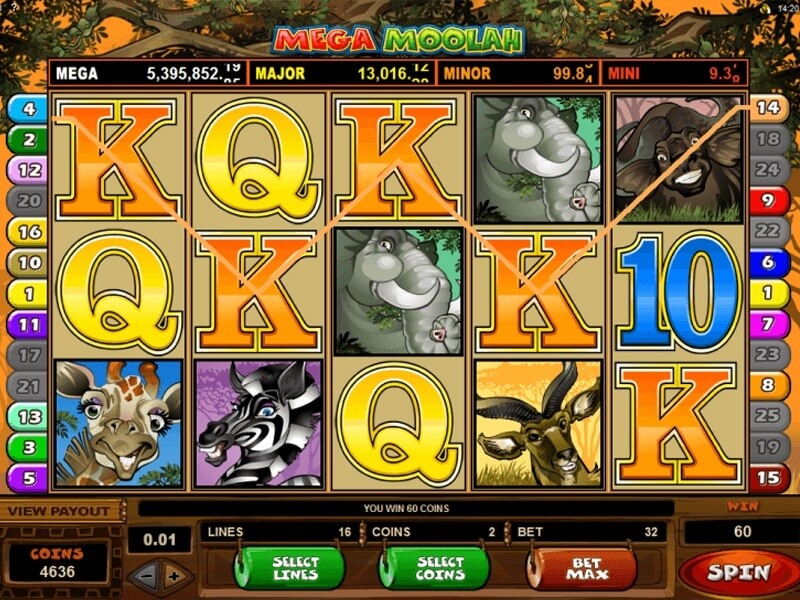 Mega Moolah Slot Game