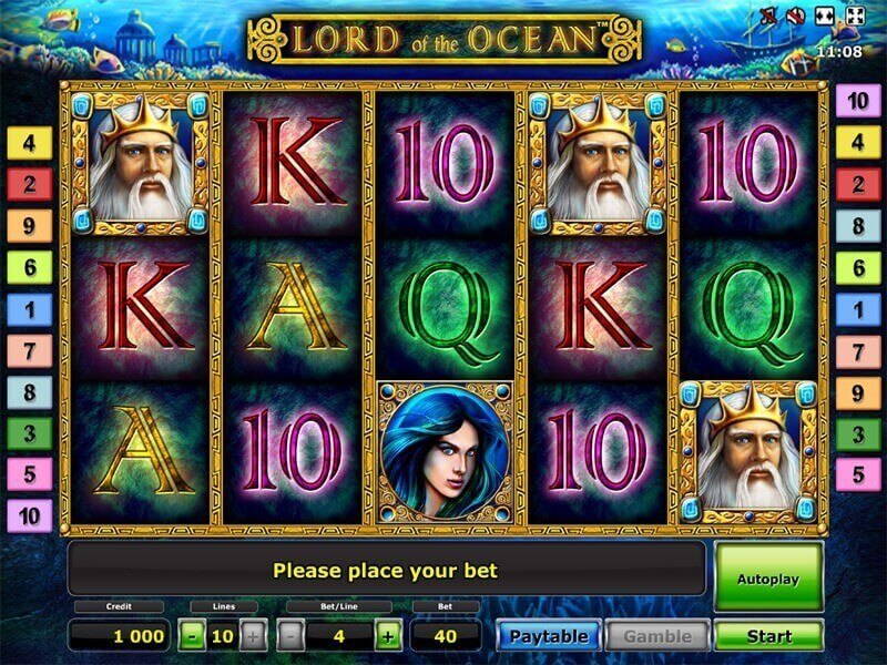 Lord of the ocean slot, play online for free! The legend