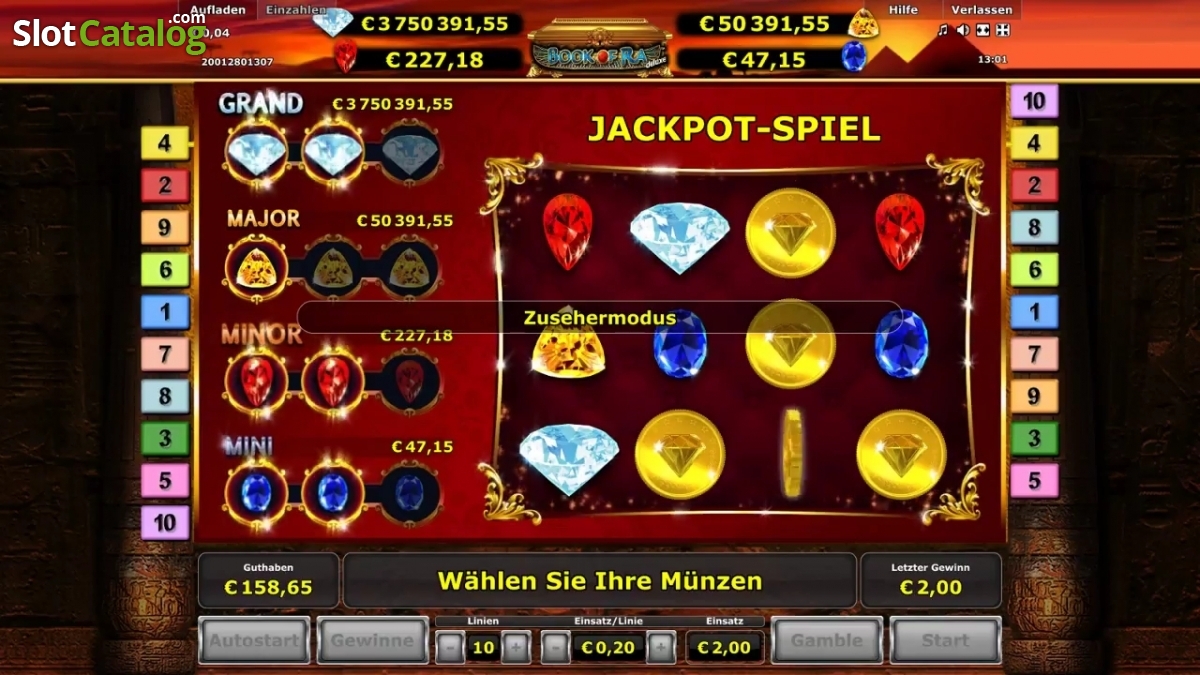 Jackpot of Legends - Book of Ra deluxe Free Online Slots free casino games no download no sign up 